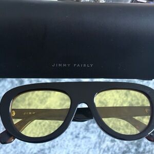 Black Sunglasses with Yellow Lenses